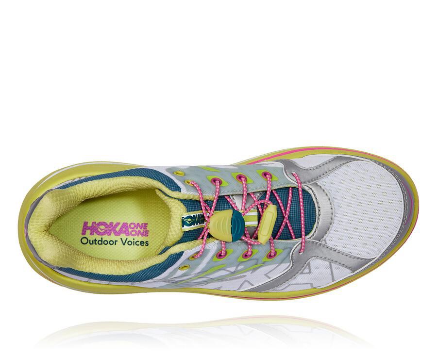 Zapatillas Running Hoka One One Mujer - Ov X Bondi B - Blancas - NKG764352